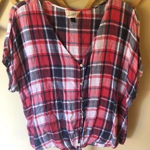 Universal Thread plaid top